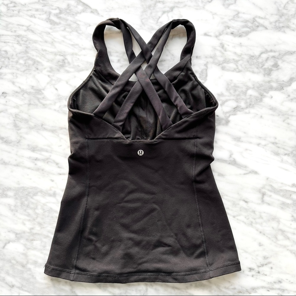 Lululemon Black Stash n Run Tank (4)